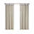 50x84" Plaid Tab Top Curtain Panel with Fleece Lining