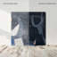 Obscured Voices I Canvas Abstract Print by Oliver Gal, Black Frame, 12 x 12-1739159012-1739159020