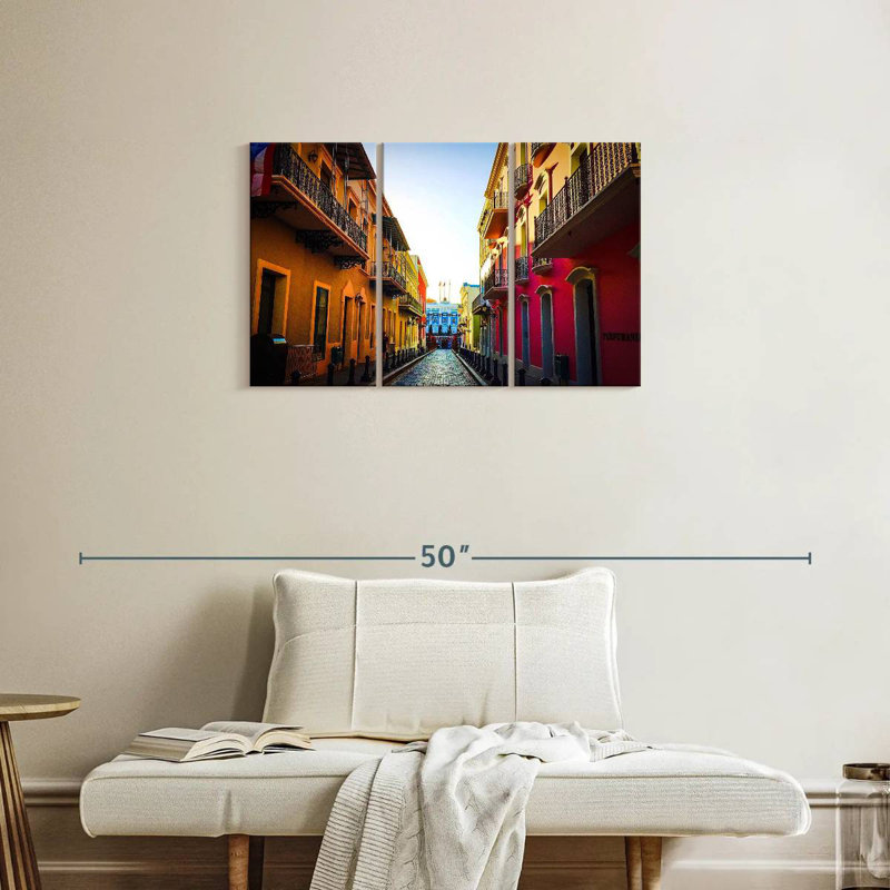 Sebbie Street In San Juan, 20" H x 33" W