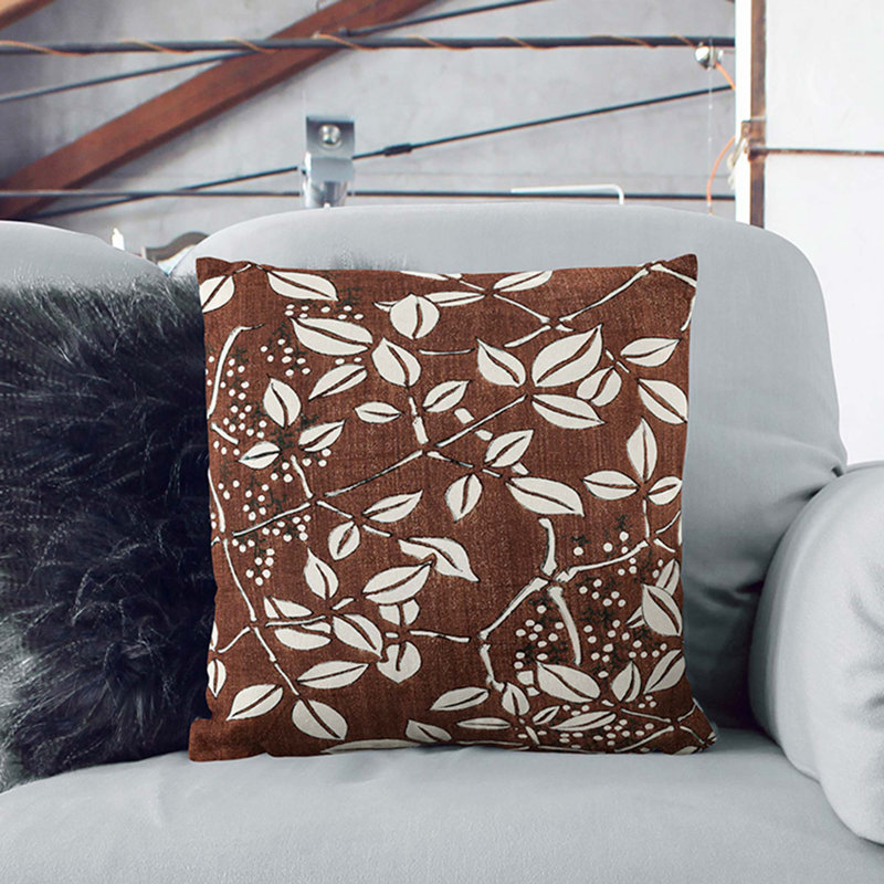 Square Throw Cushion, White, 55cm H x 55cm W x 20cm D