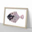 European Flouder Fish by Edward Donovan - Framed Print-55620754-55620753