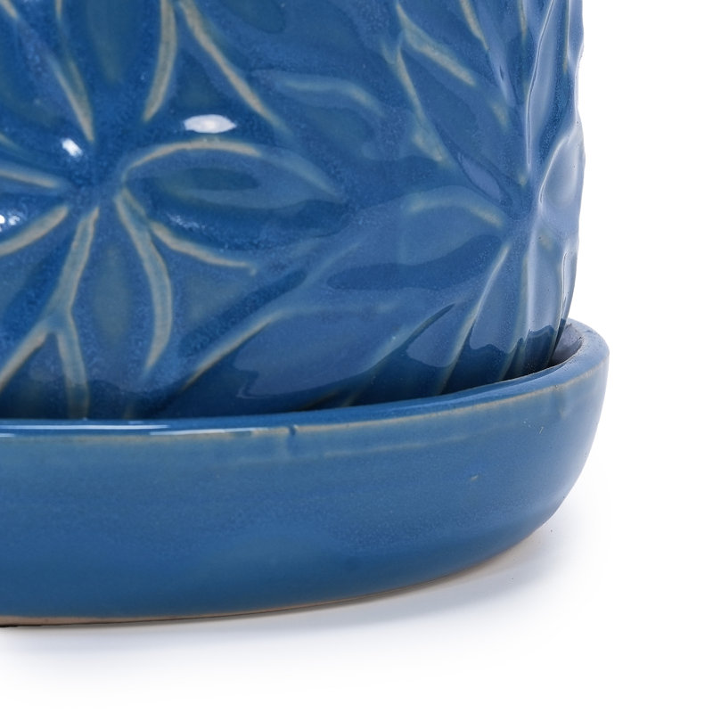 Jardinière en céramique durable de style moderne et polyvalente pour le patio et les espaces intérieurs