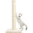 34Inch Cat Scratching Post With Natural Sisal Rope 4.3Inch Large Diameter Scratcher Post Tree For Indoor Cats-2031737763