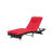Outdoor Wicker Reclining Chair Set for Relaxation and Sunbathing-565317957