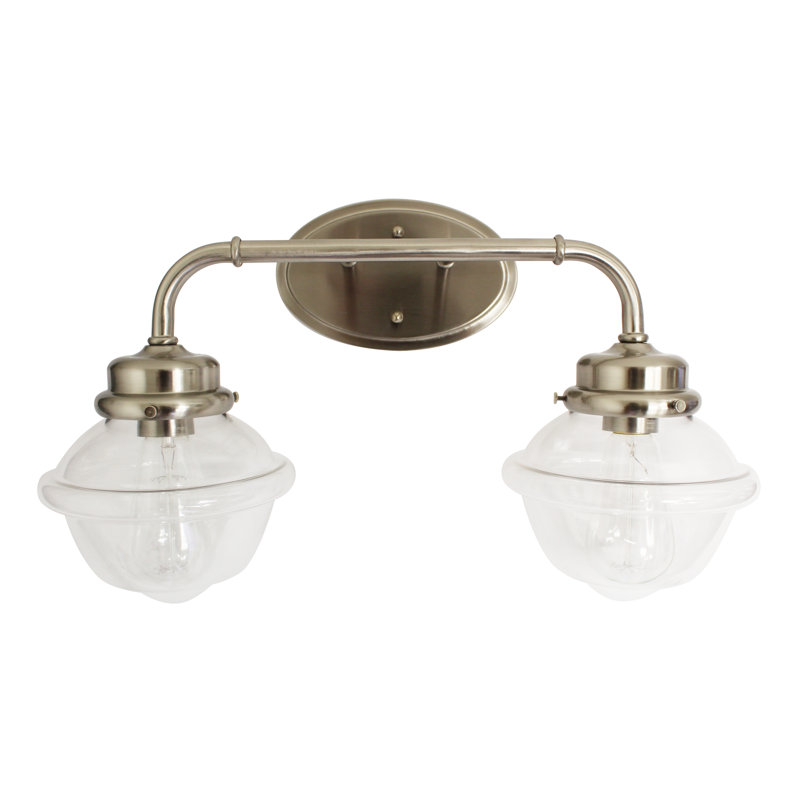 Nickel satiné à 2 lumières Yerres
