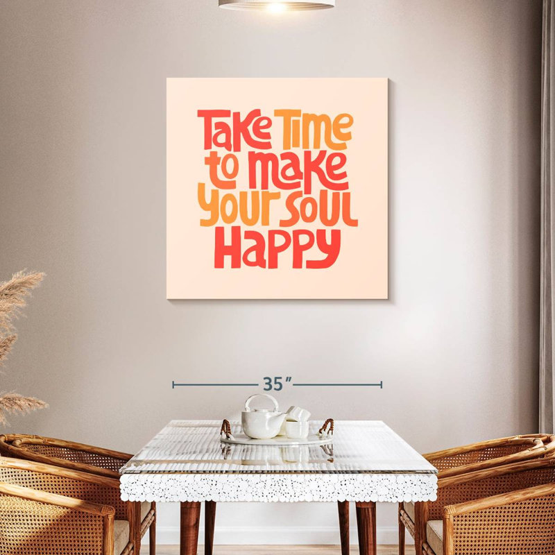 Citation Tergel «Happy Soul», H 36 po x l 36 po