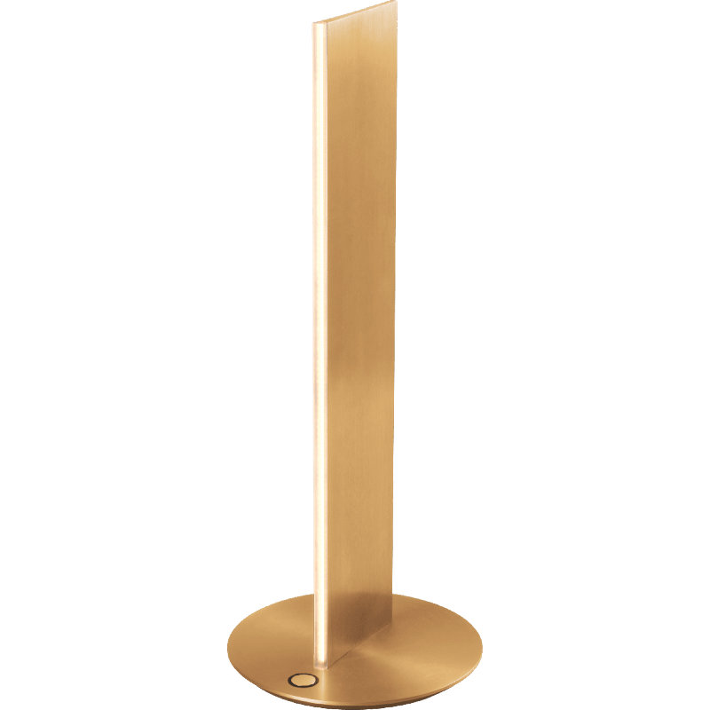 Lampe de table en aluminium Dafyd, Gris foncé satiné