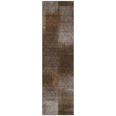Neysa Washable Abstract Indoor / Outdoor Rug