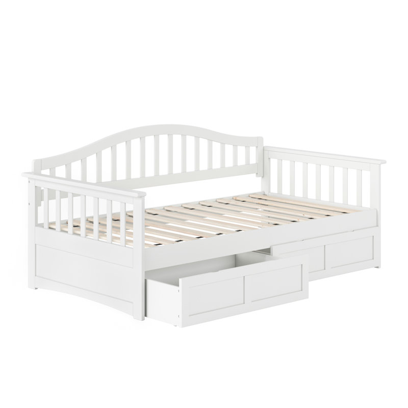 Lit de jour en bois Mission, White