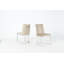 Velvet Upholstered Cantilever Chair in Mink-67099397