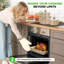 Ensemble de casseroles et de poêles antiadhésives 75 pièces Nuthausf, batterie de cuisine complète en céramique avec ustensiles de cuisson, ustensiles, ensemble de couteaux et accessoires, résistant aux taches, de qualité alimentaire, crème / brun