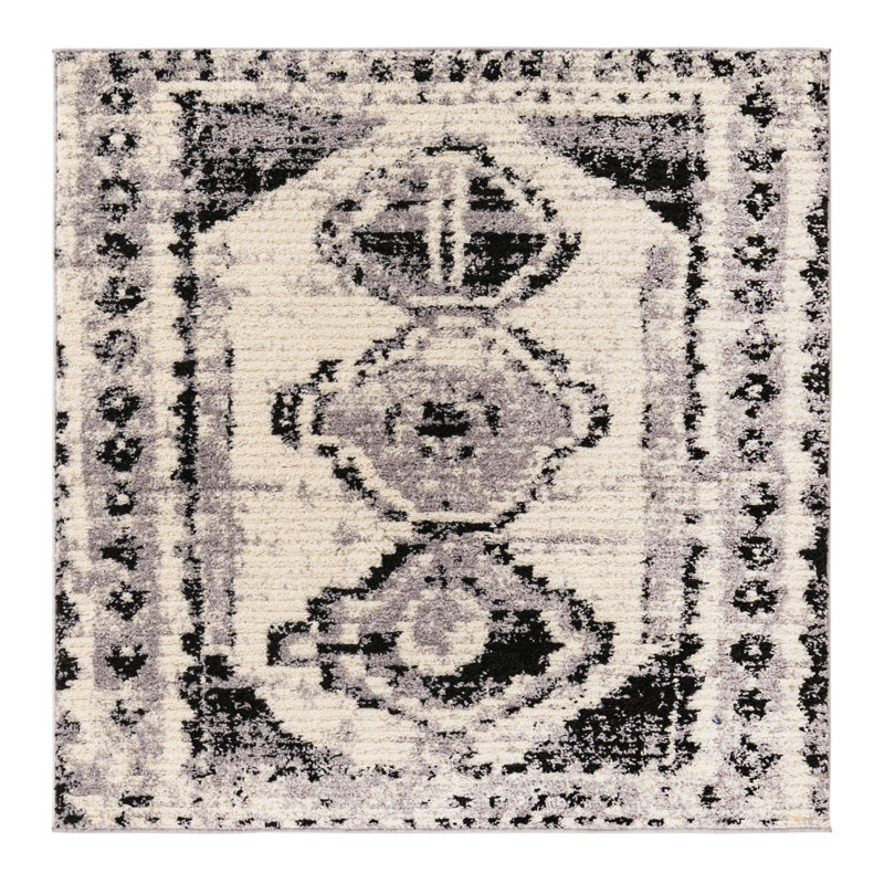 Ithalia Oriental Indoor Rug, Square 5'3"