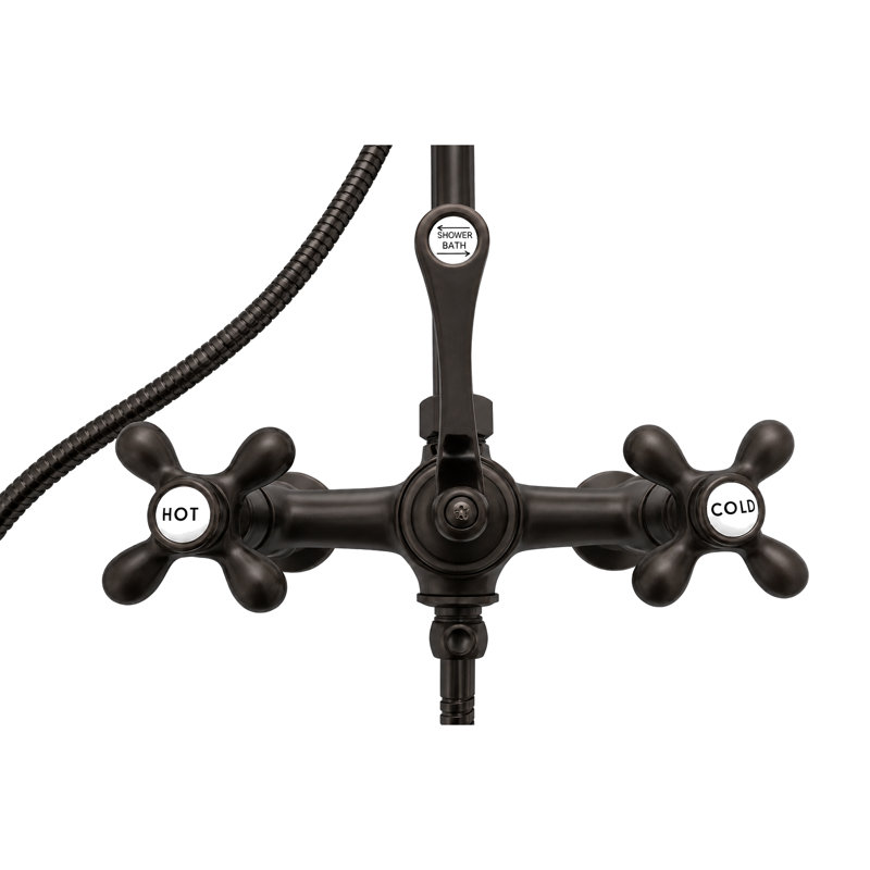 Exposed Shower System with Hand Shower (P1095), Oil Rubbed Bronze