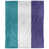 Teal/White/Dark Purple