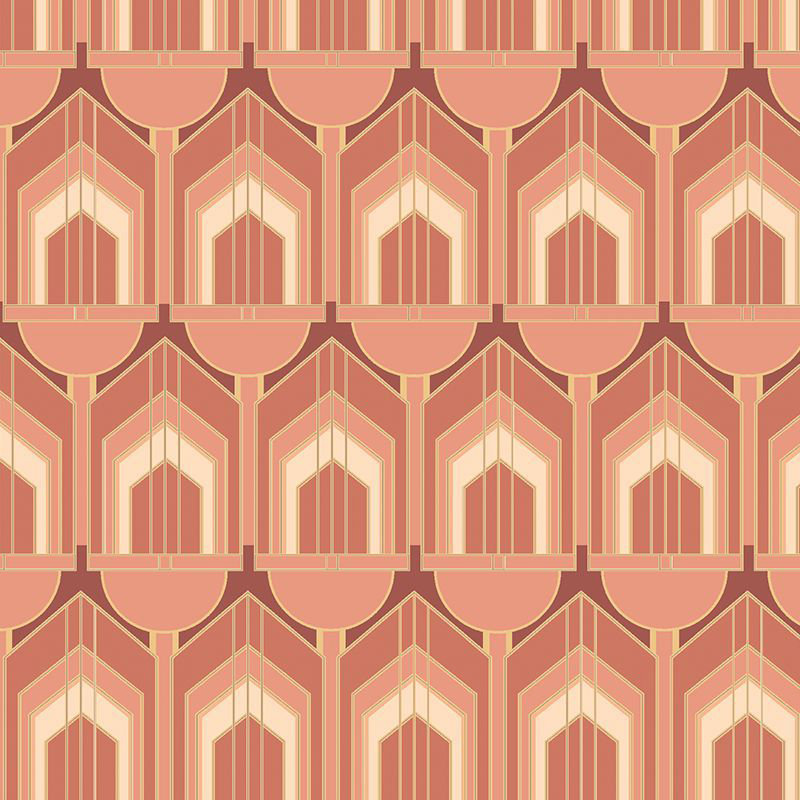 10m x 50cm Matte Wallpaper Roll, Orange