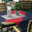 Nappe mélange de coton à rayures Mississippi Rebellion-780151934