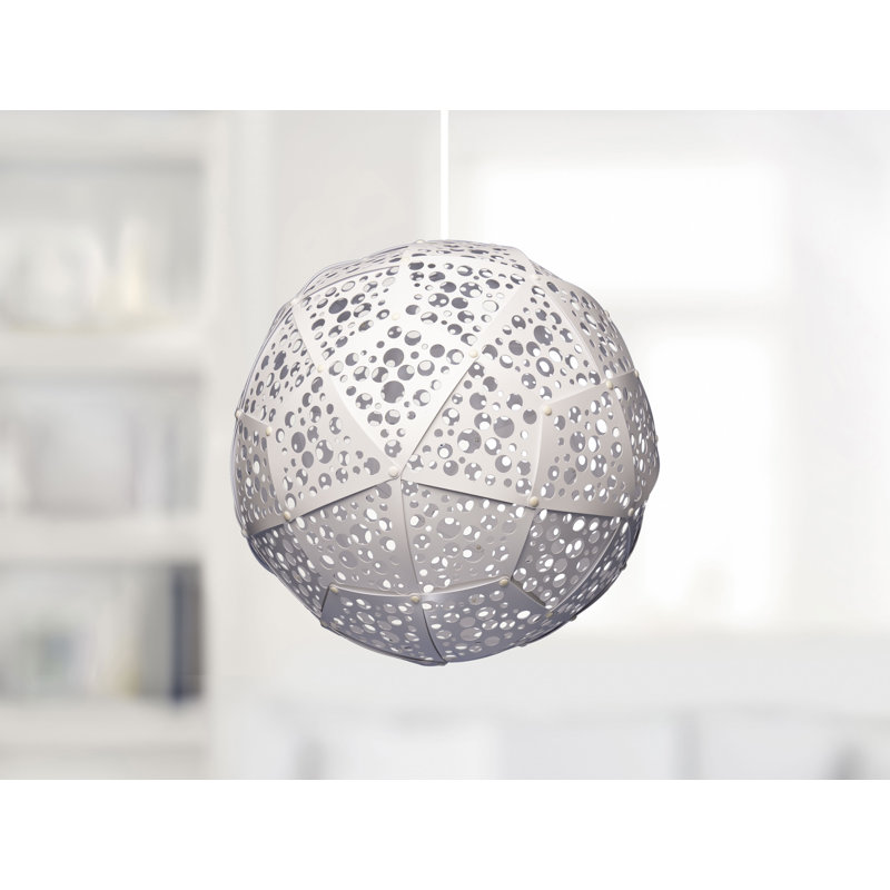 Luminaire suspendu 1 lumière Dalores, Blanc