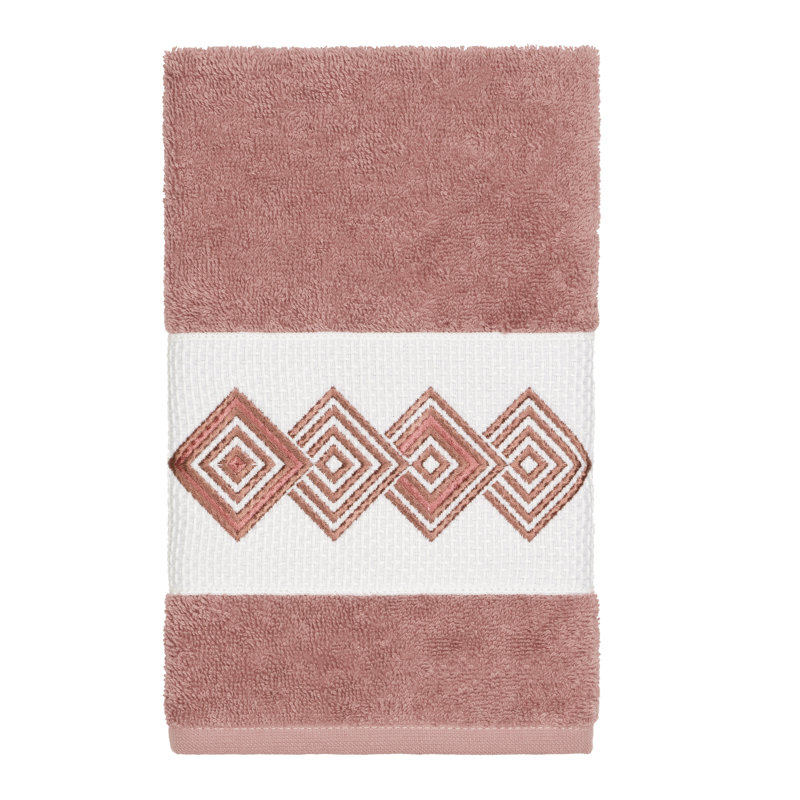 Noah Turkish Cotton Midweight Hand Towel, Tea Rose