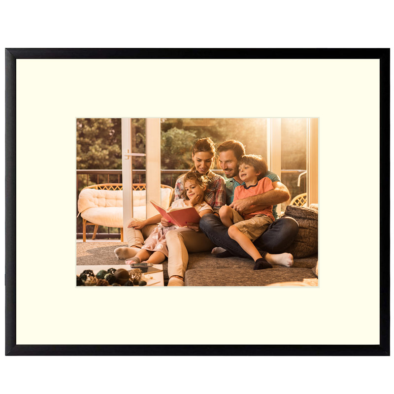 Argjirulla Black Metal Picture Frame with Mat