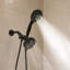 Ensemble de robinetterie de douche à trois fonctions avec douchette, pommeau de douche à 5 jets et soupape d'équilibrage de pression, bec de baignoire inclus-113343549