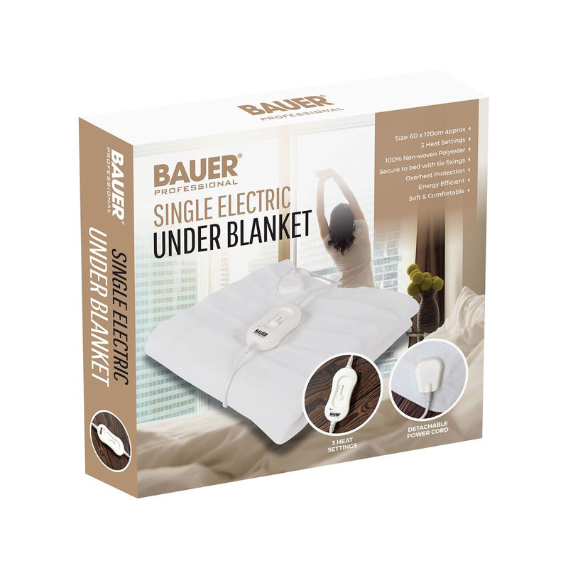 Heated Throw Blanket, W40 x L32cm
