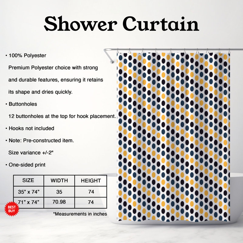 Twilight Trellis - Premium Shower Curtain, 74"H x 71"W