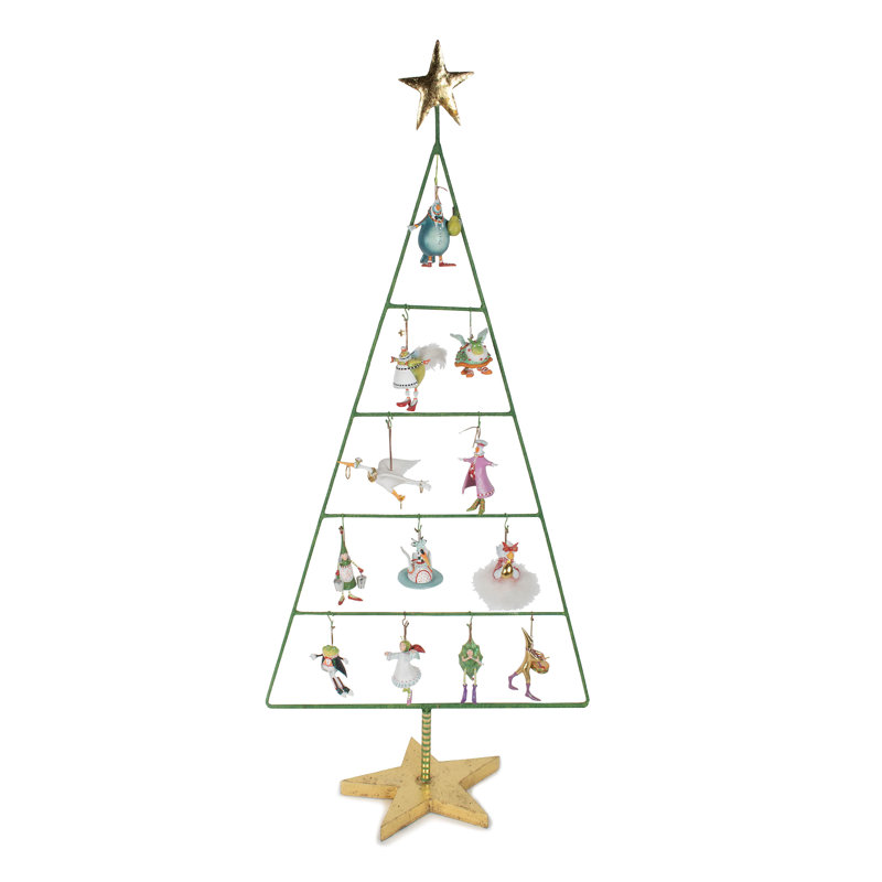 12 Piece Mini Hanging Figurine Ornament Set