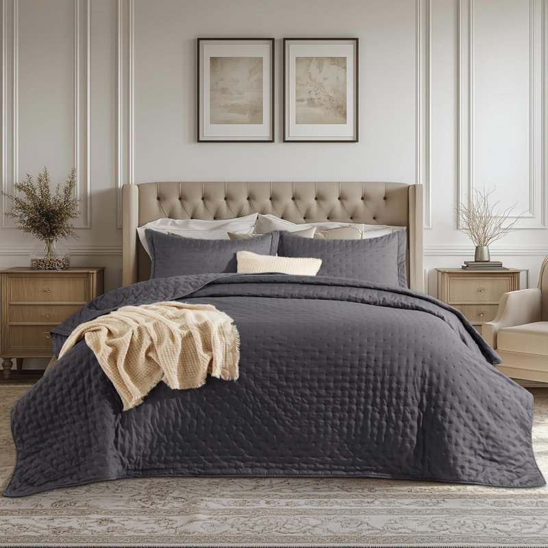 Bedsure Quilt Set - Ultra Soft Quilt Bedding Set for Pink Bedroom Decor, Lightweight Comforter with 1 Pillow Sham, Coverlet 68x86 Inch