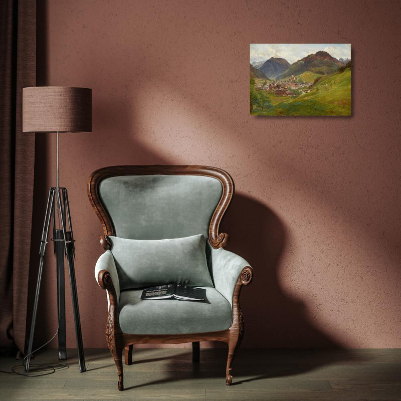 «View of Iron Ore» par Frederic Loos - Art mural sur toile tendue avec châssis, H 24 po x l 17 po