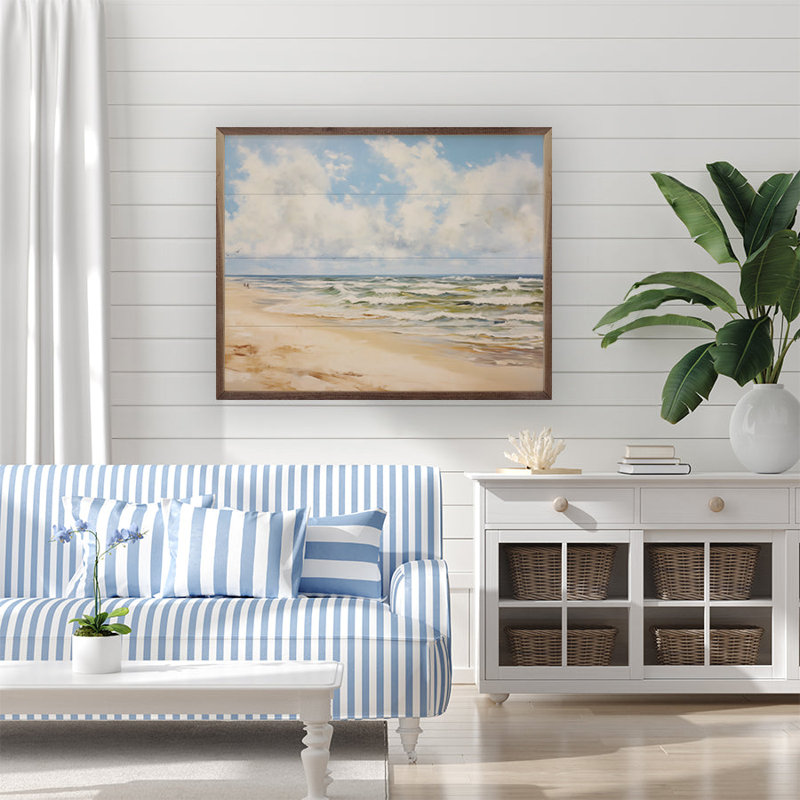 Summer Beach par Nini Art, H 8 po x l 10 po