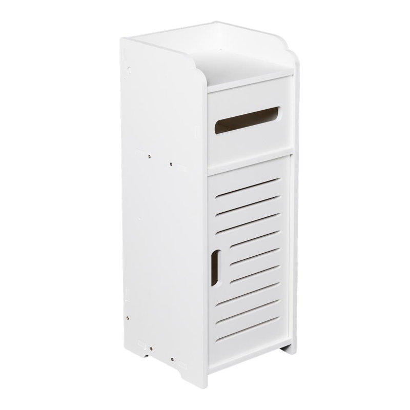 Armoire de salle de bain autoportante L 7,5 po x H 22 po x P 8,5 po Miosha