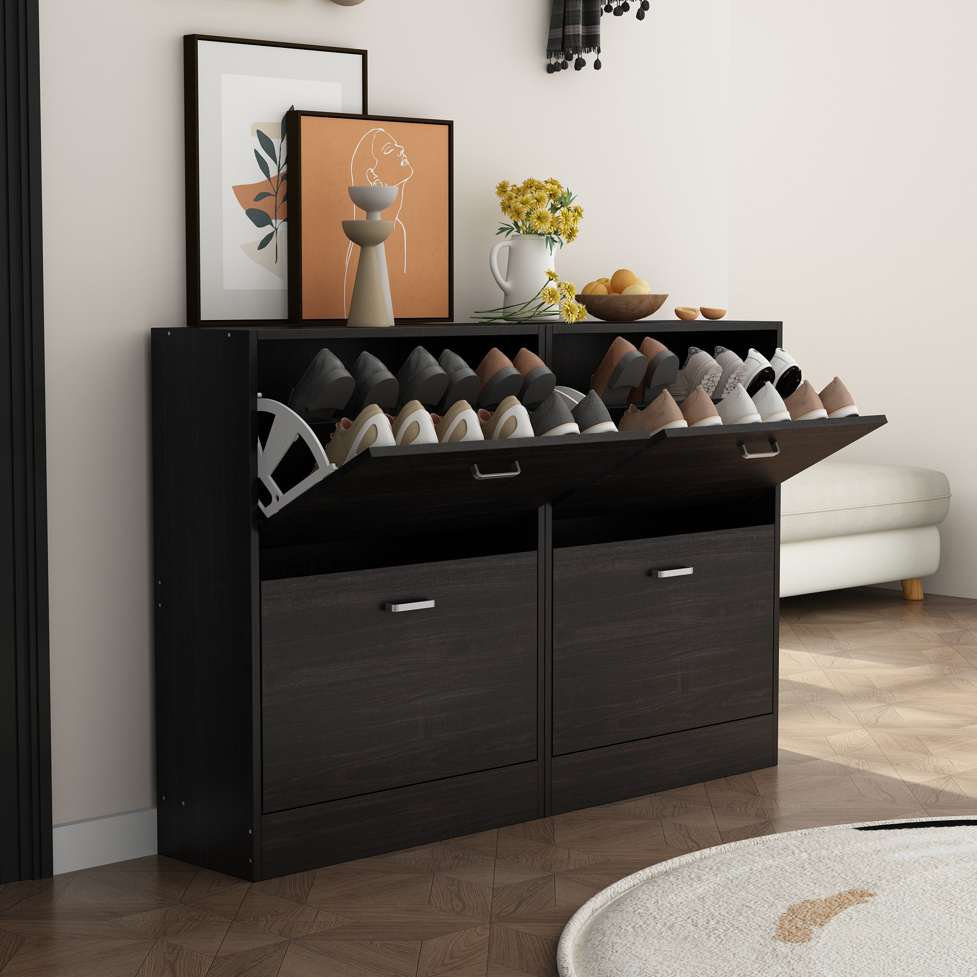 Latitude Run® 24 Pair Shoe Storage | Wayfair