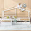 Lit plateforme House avec trois tiroirs de rangement-121082681