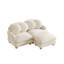 Upholstered 68 " Chenille Loveseat