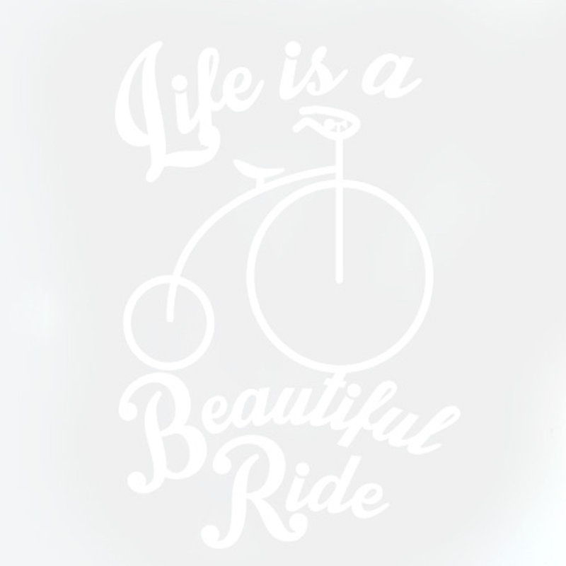 Wall Decal, White, Medium