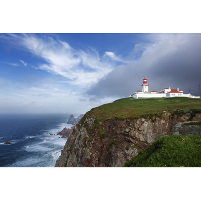 Roca Lighthouse Cable by FernandoAH - No Frame Print on Canvas