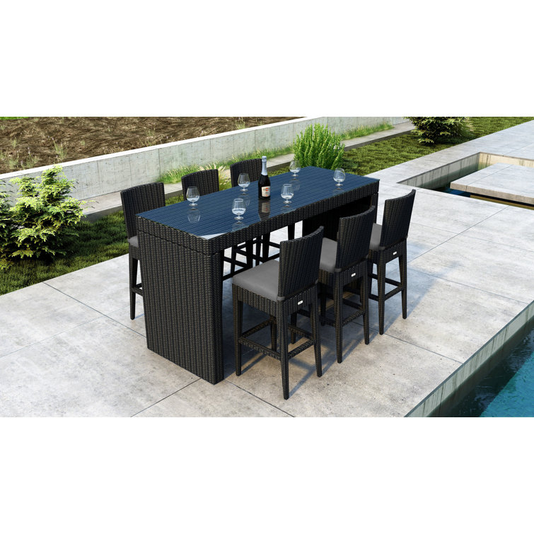 Glendale 6 - Person Patio Dining Set with Rectangular Table