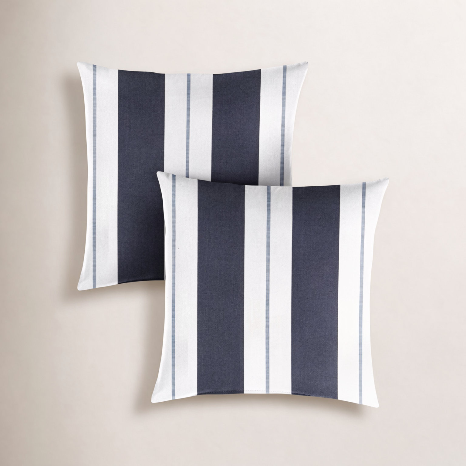 Deana Sunbrella® Throw Pillow, Black/White, 22" x 22"