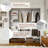 Thaliah 87.87''W Adjustable Shelves&Rods Closet System-1814256997