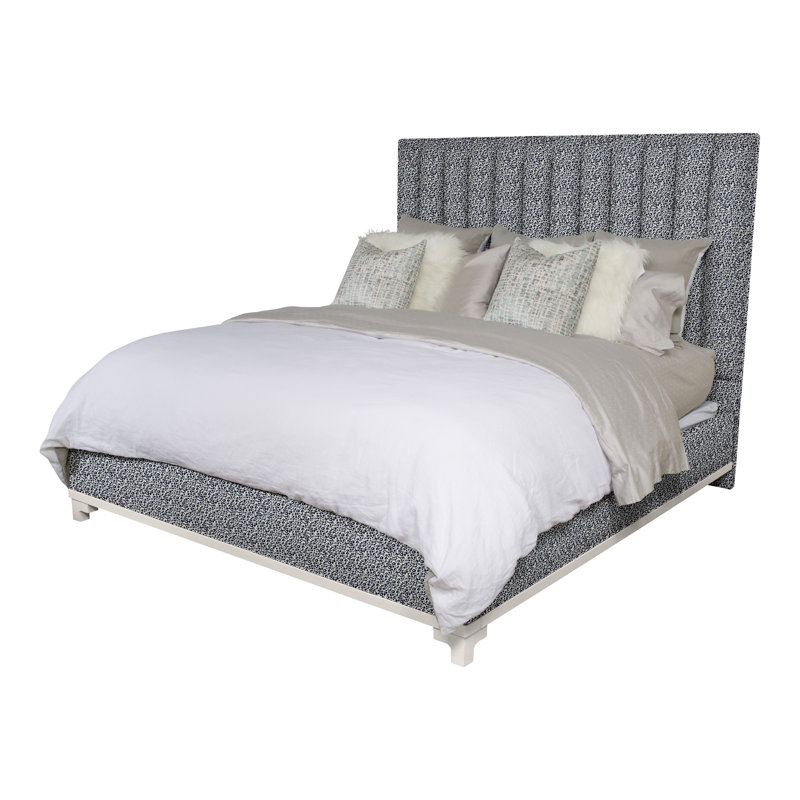 Jemma Upholstered Bed, King, Worthy Snow, Casa Blanca