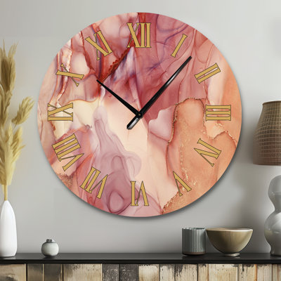 Tender Liquid Art I - Modern Wall Clock