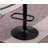 Swivel Upholstered Adjustable Height Counter Stool with Steel Frame