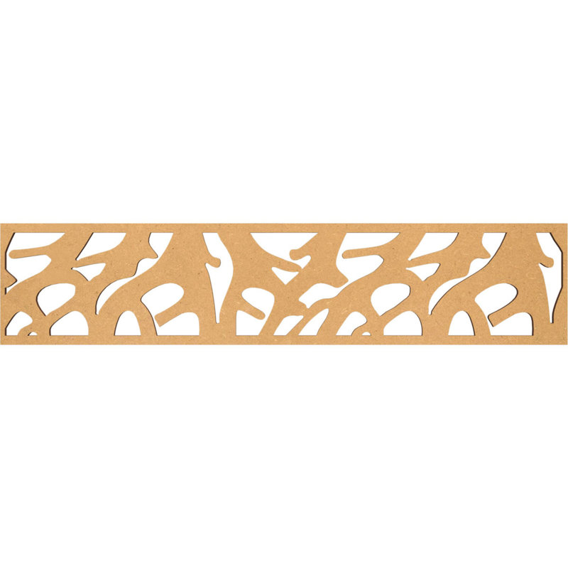 Moulure Manton, H 10 po x l 46,75 po x P 0,375 po, Bois aggloméré brut