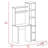 Versalles Writintg Desk, Two Superior Shelves, Five Cubbies-1356332288