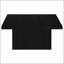 Ensemble de tables basses modernes 2 pièces en noir mat, parfait pour un décor de salon élégant et fonctionnel