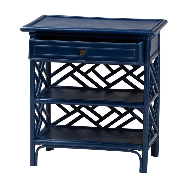 Table de chevet, Bleu