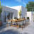 Audre Extendable Rectangular Eucalyptus Outdoor Dining Table