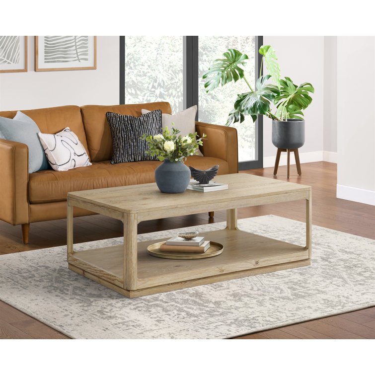 Mariet Wood Coffee Table with Storage