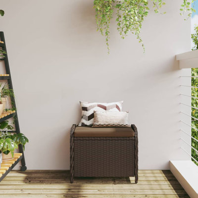 Meeks Upholstered Outdoor Ottoman