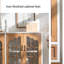 Buffet en bois manufacturé Burlywood